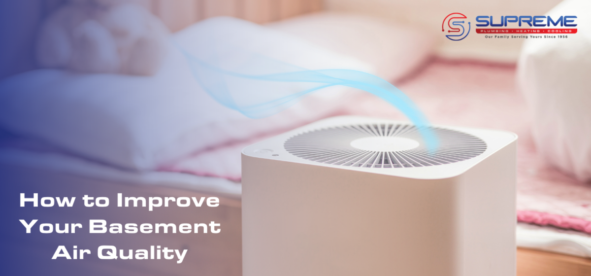 how to improve basement air quality