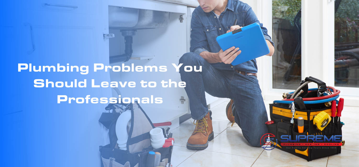 Plumbing Problems You Should Leave to the Professionals Blog Image