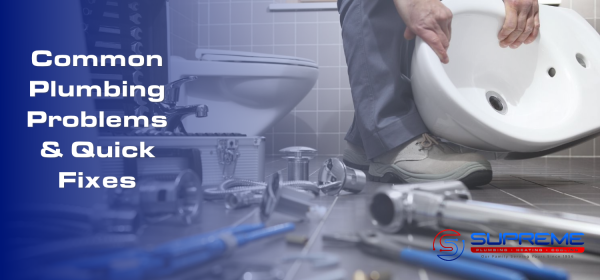 common plumbing problems and solutions