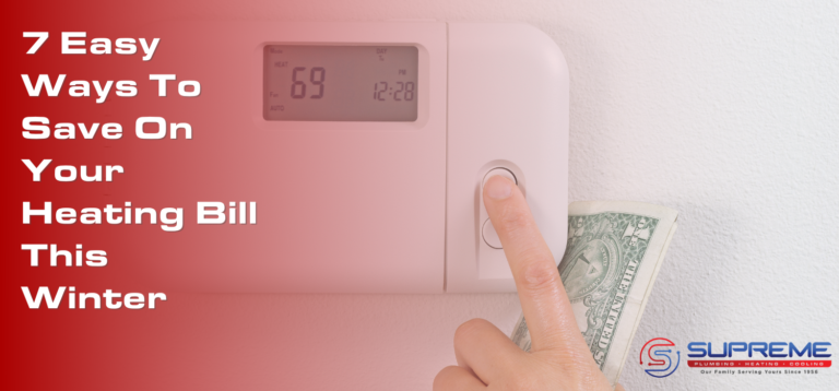 how to save money on heating bill