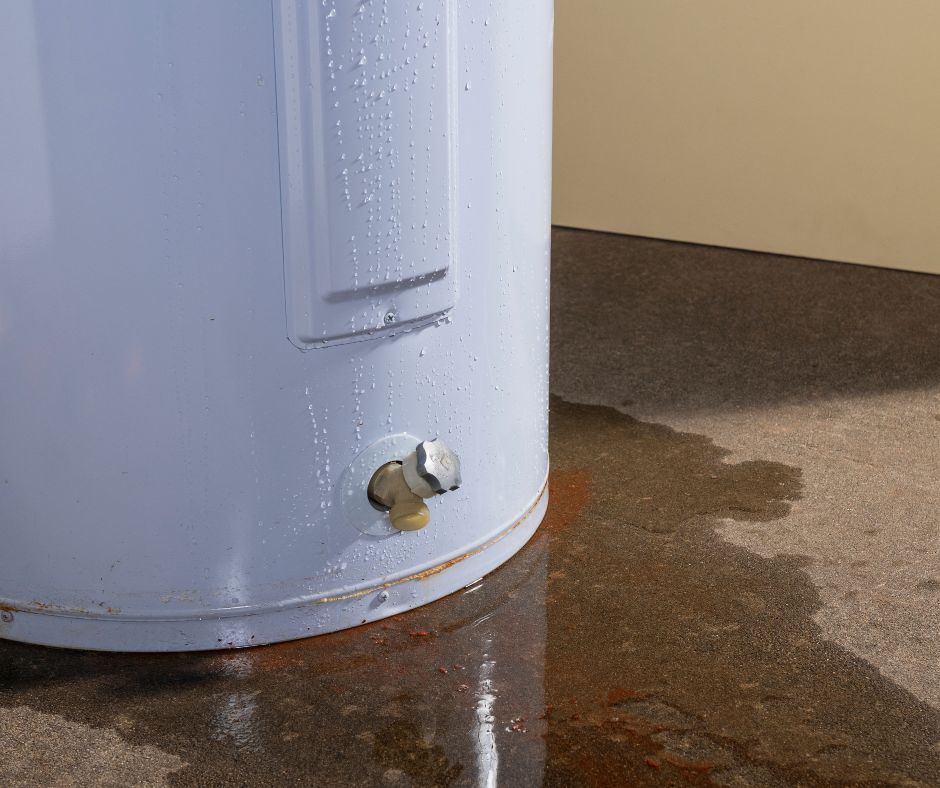 water heater leak